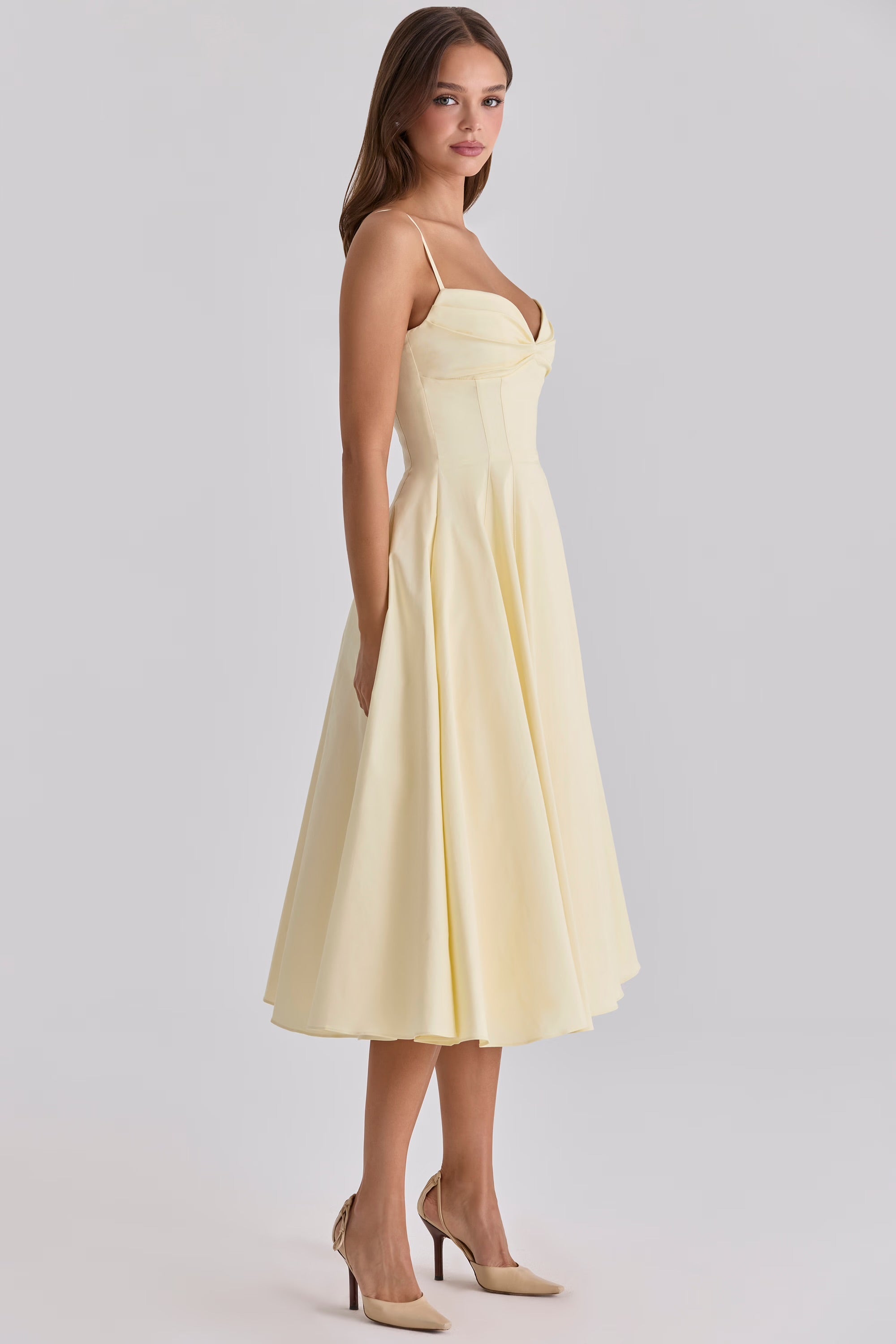 Delali | Women's Premium Pima Cotton Midi Sundress