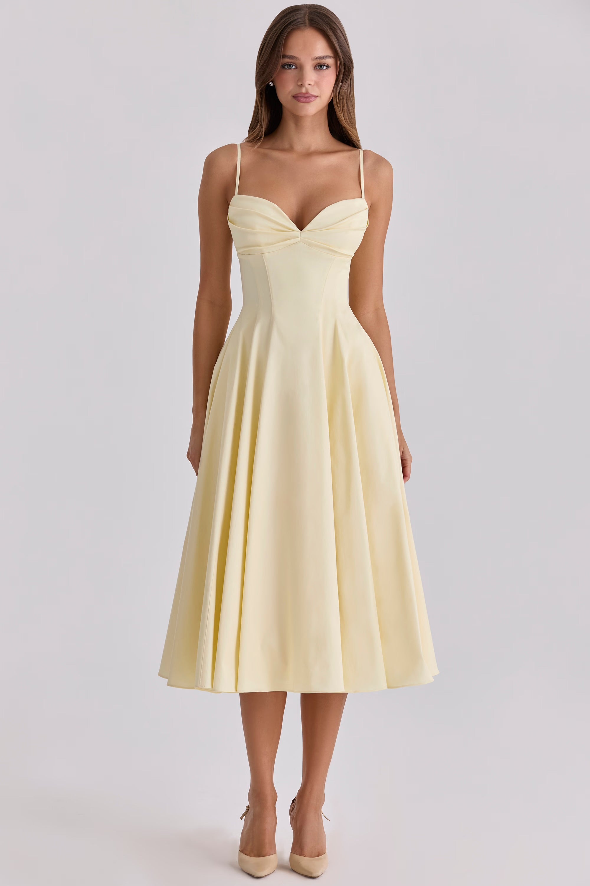 Delali | Women's Premium Pima Cotton Midi Sundress