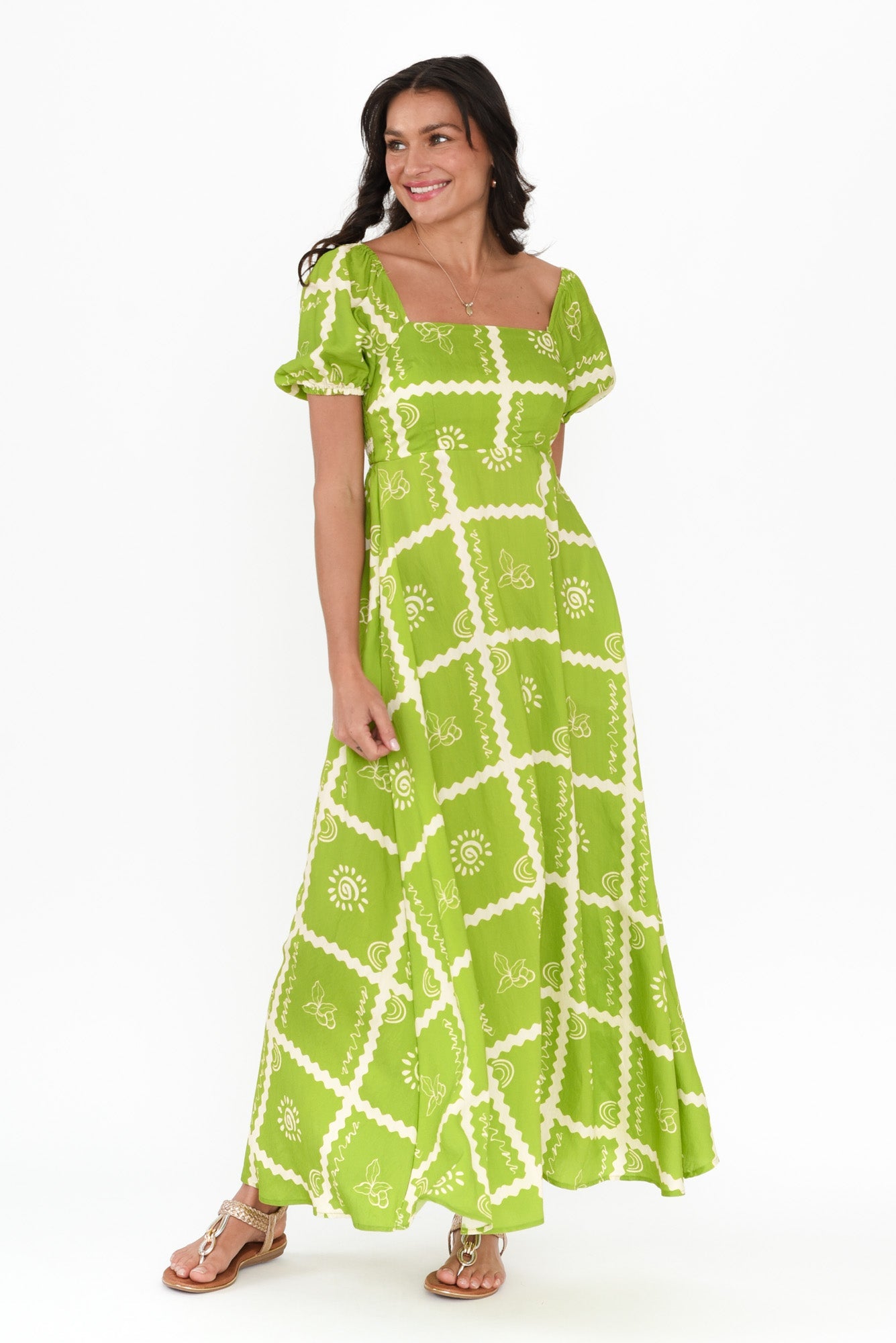 Charlotte | Women's Organic Bamboo A-Line Maxi Dress