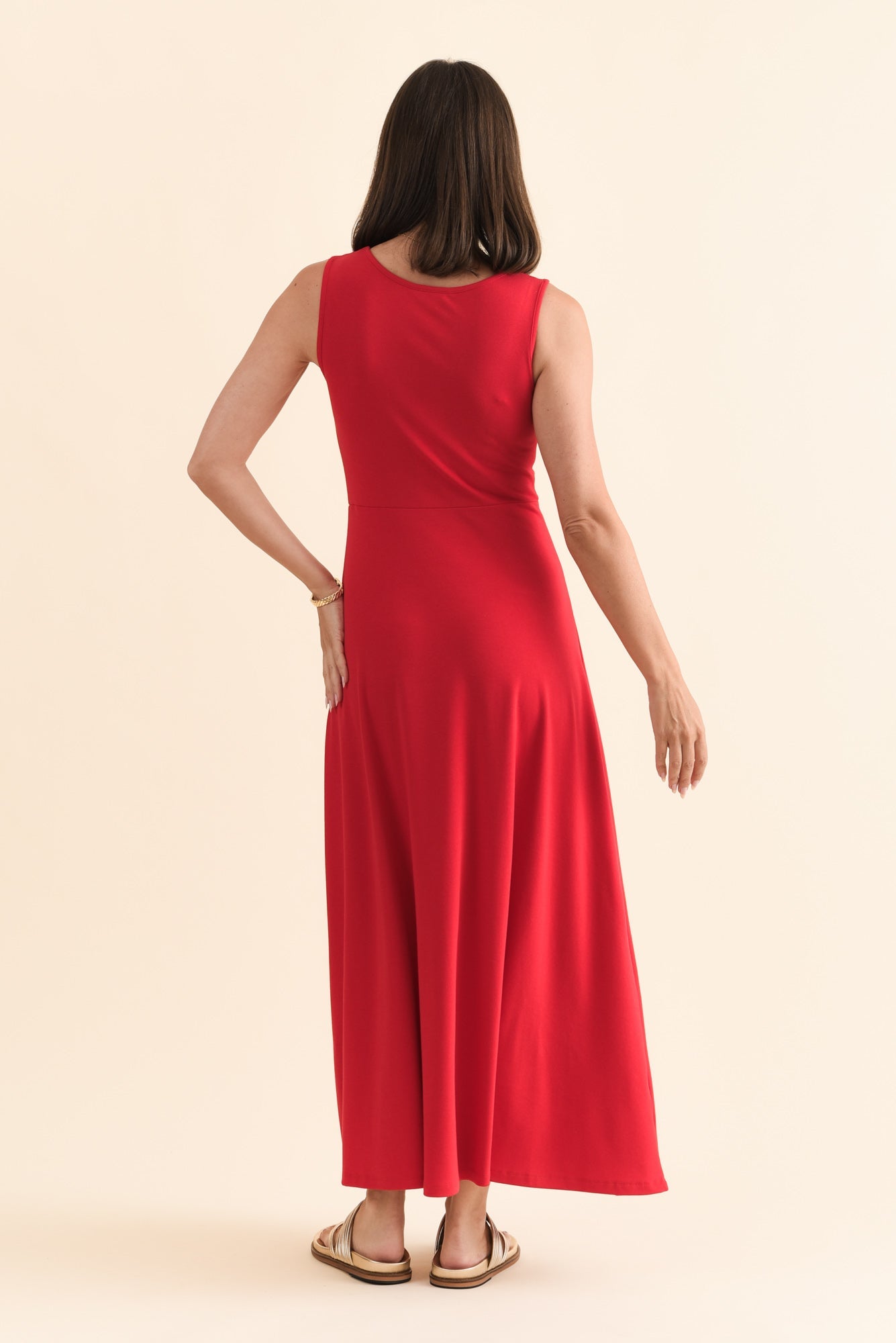 Charlotte | Women's Organic Bamboo A-Line Maxi Dress