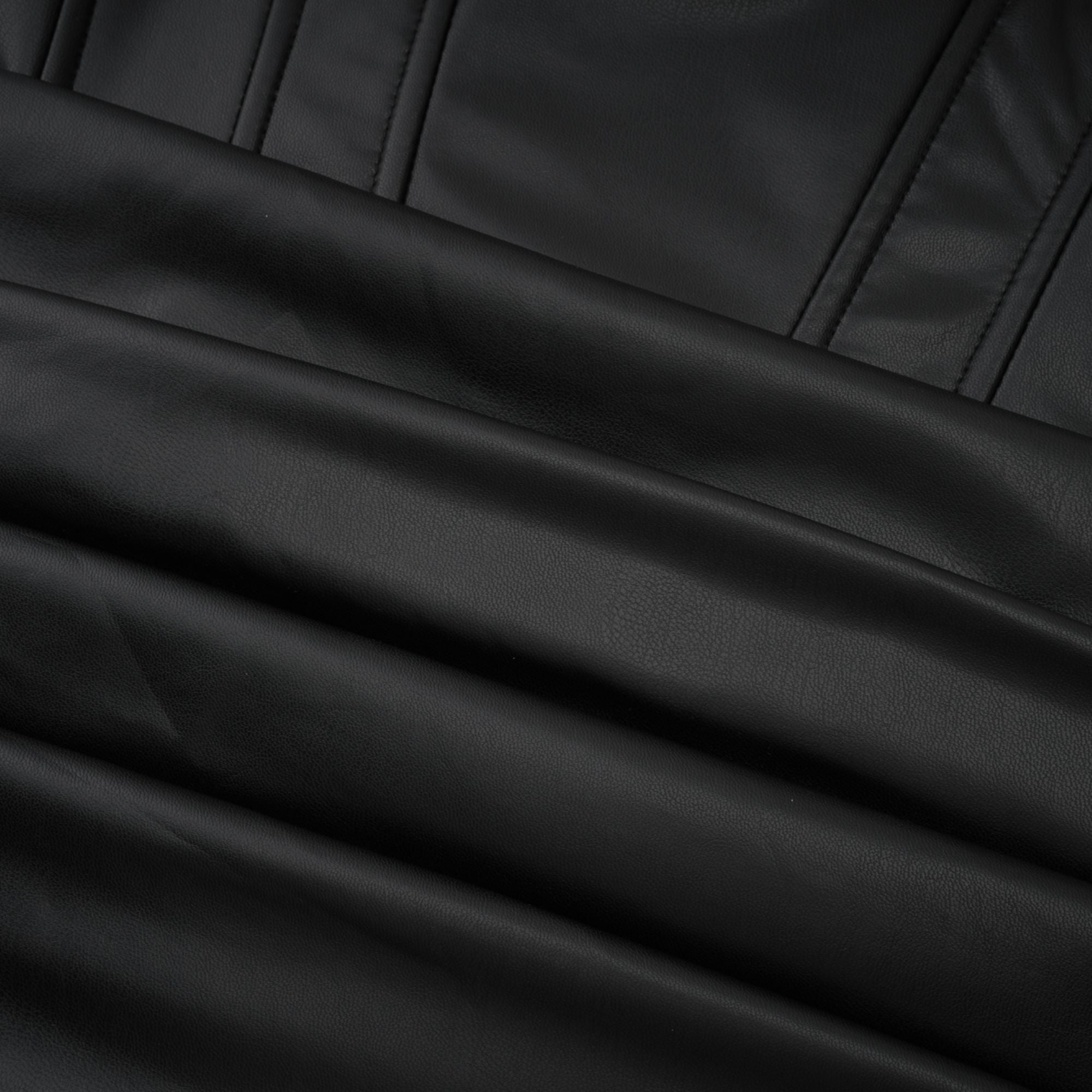 Agnes | Off-The-Shoulder PU Leather Mini Dress
