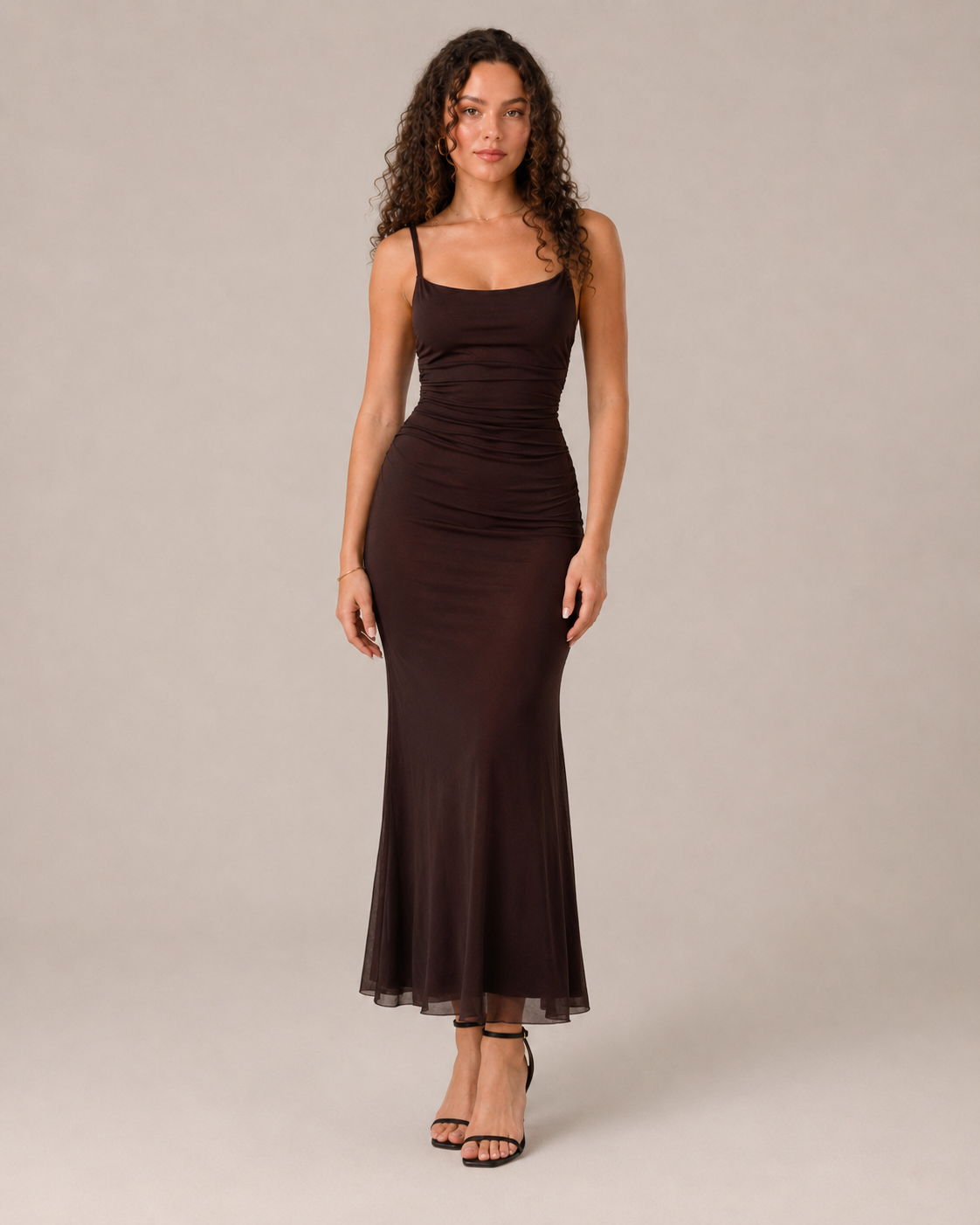 Sophia | Elegant Ruched Maxi Dress