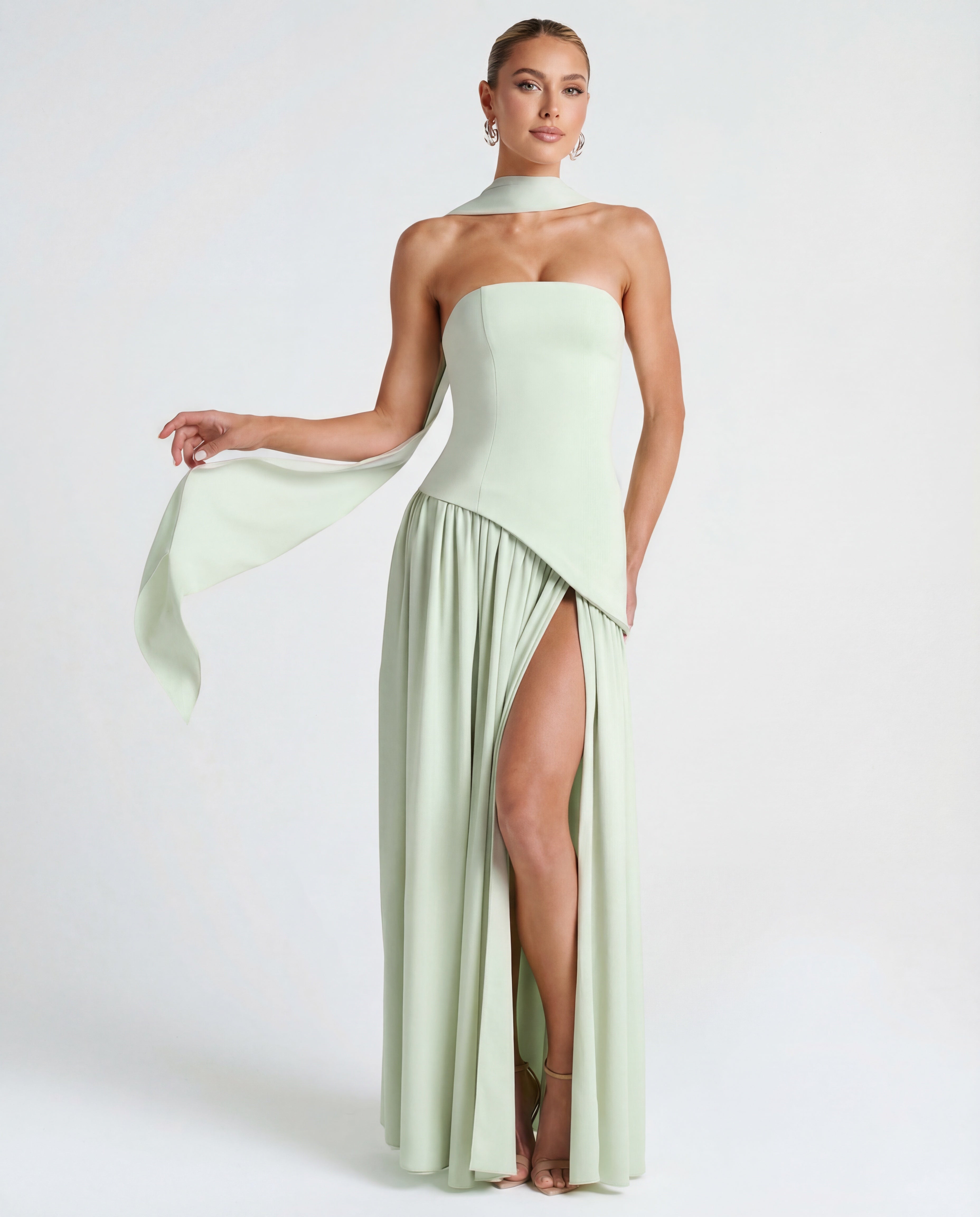 Aveline | Strapless Maxi Dress