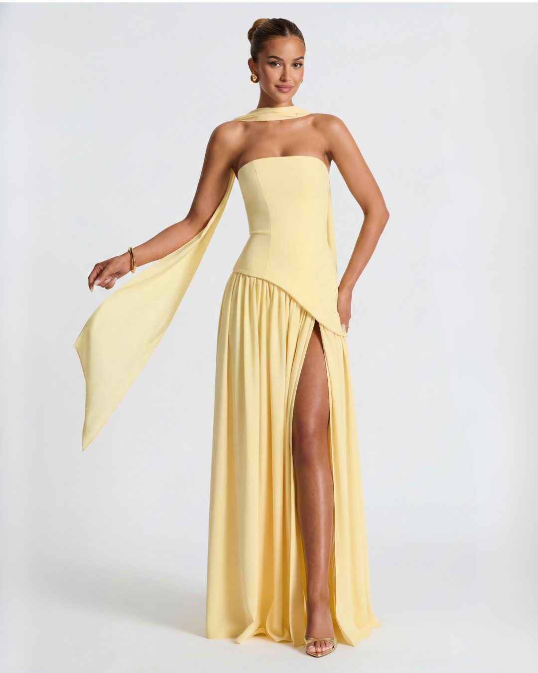 Aveline | Strapless Maxi Dress