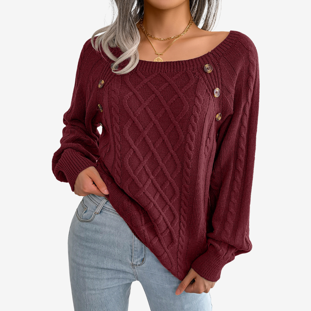 Meli™ Button Detail Sweater