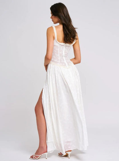 Louisa | Women's Floral Ruched Bust Maxi Dress