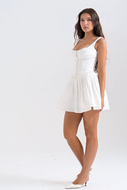 Cupido | Women's Romantic Tulle-Layered Mini Dress