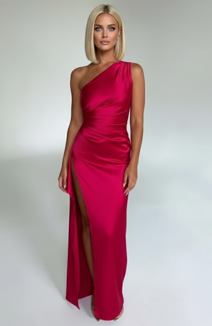 Grace | Women's Premium Satin Maxi Dress