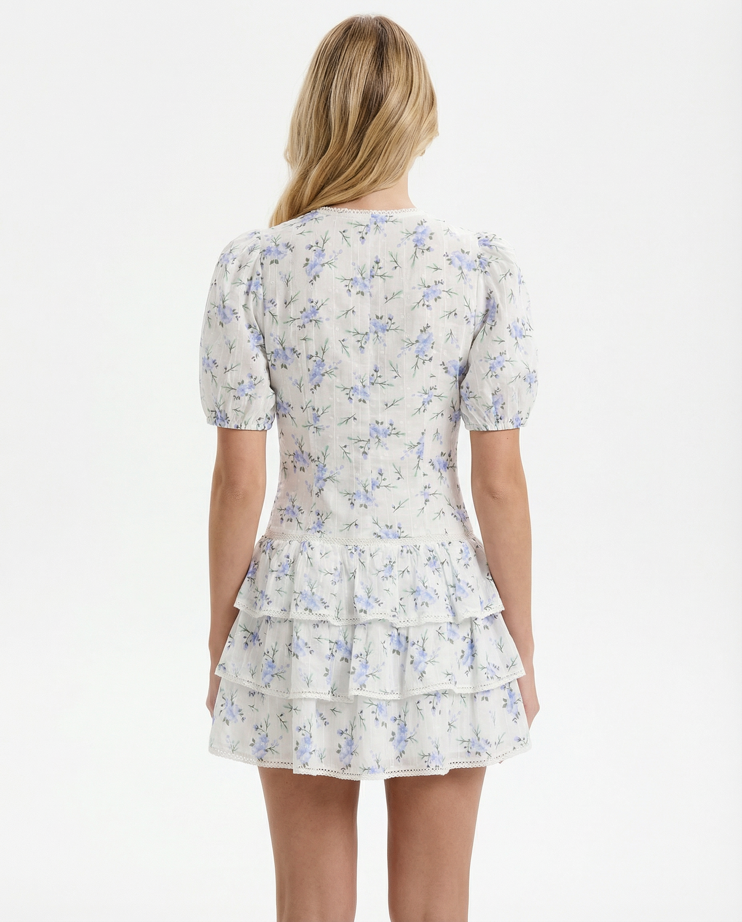 Kaya | Women's Tiered Ruffle Floral Mini Dress