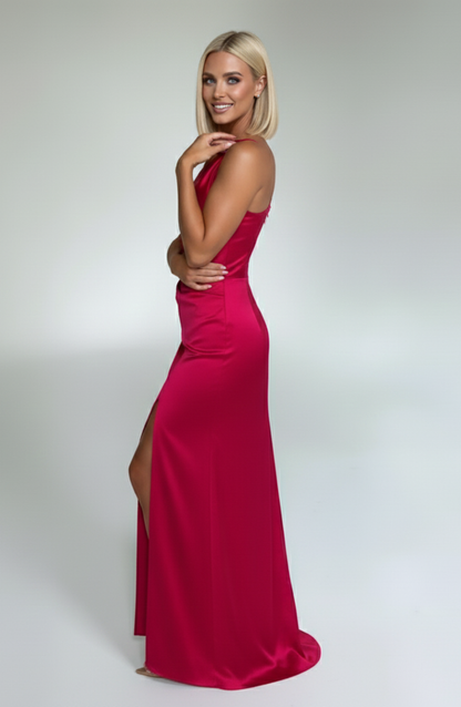 Grace | Women's Premium Satin Maxi Dress