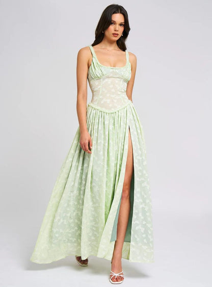 Louisa | Women's Floral Ruched Bust Maxi Dress