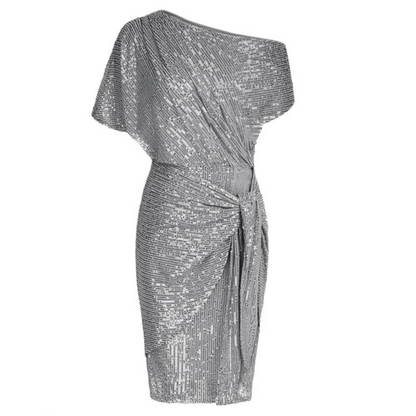Raye | Women's Shimmering Festive Sparkle Midi Dress