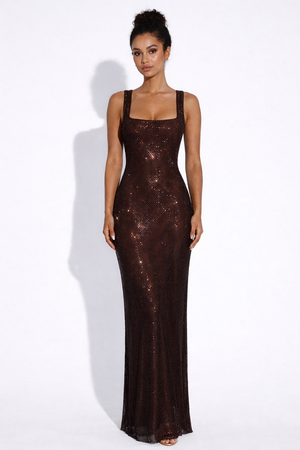 Elara | Maxi Dress buddel check nog