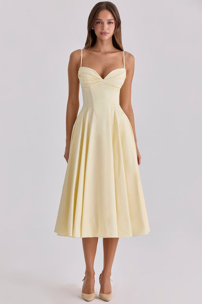 Delali | Women's Premium Pima Cotton Midi Sundress