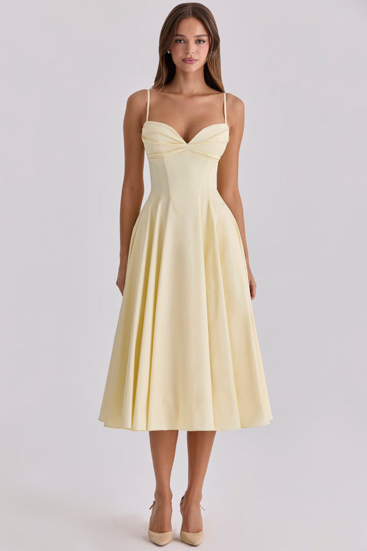 Delali | Women's Premium Pima Cotton Midi Sundress
