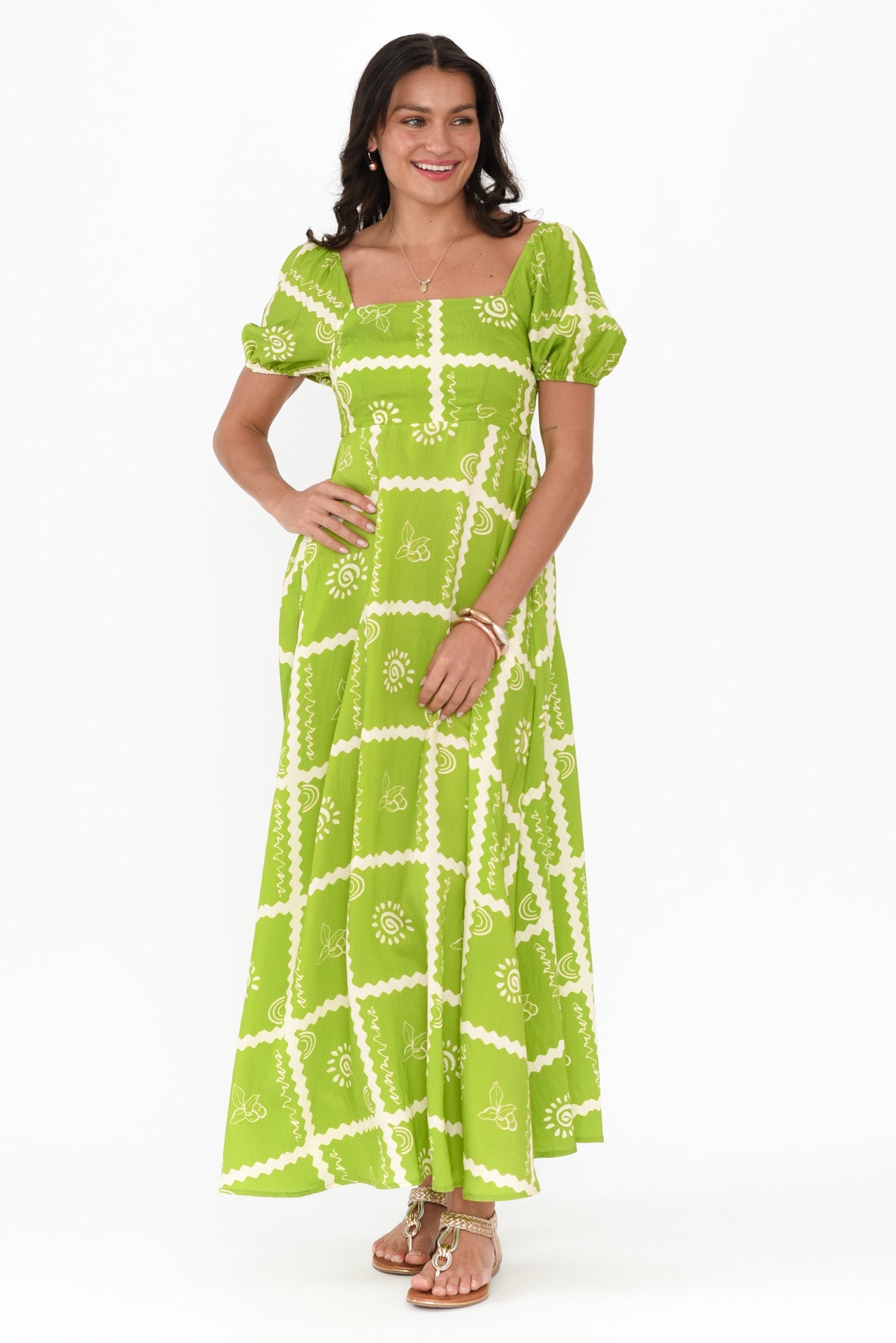 Charlotte | Women's Organic Bamboo A-Line Maxi Dress