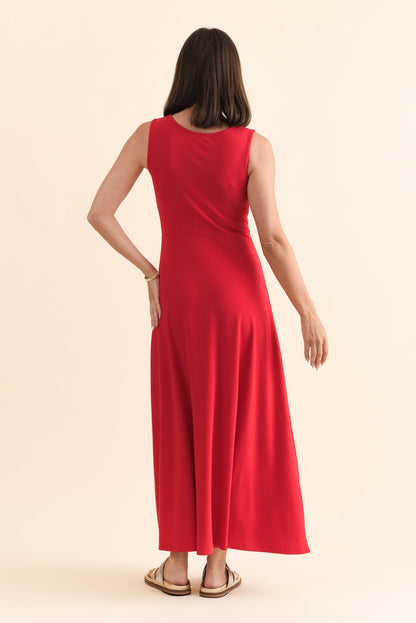 Charlotte | Women's Organic Bamboo A-Line Maxi Dress