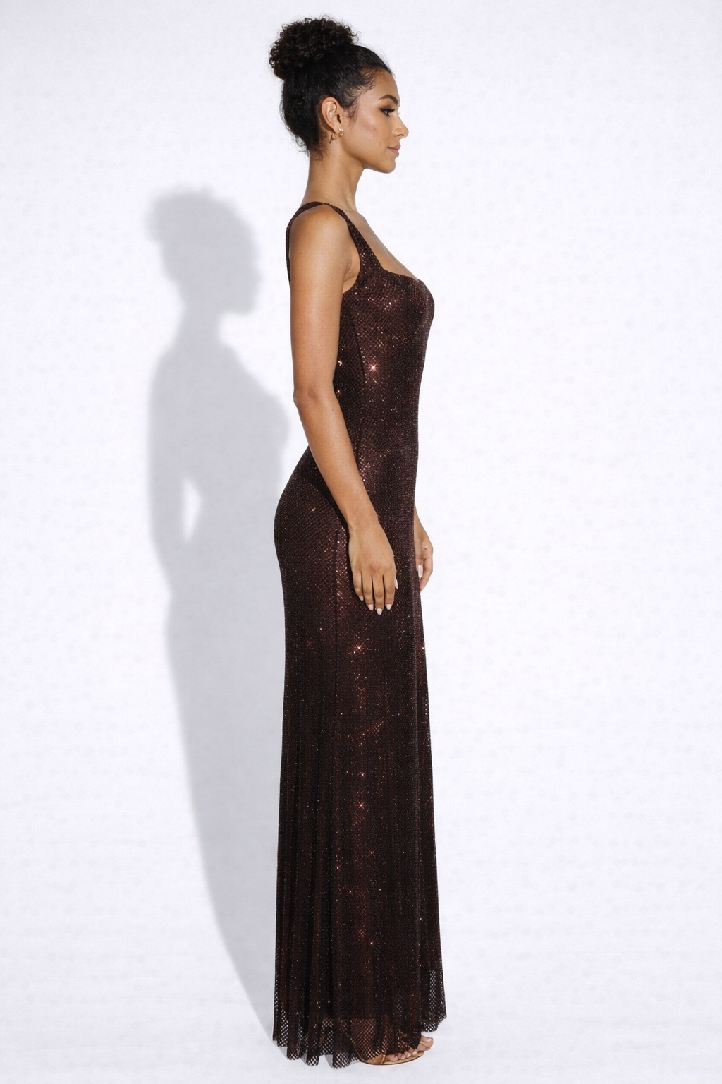 Elara | Maxi Dress buddel check nog