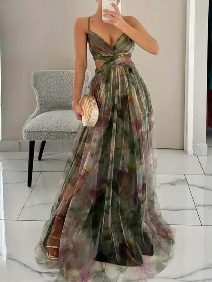 Lush | Women's Elegant Fluid Maxi Dress