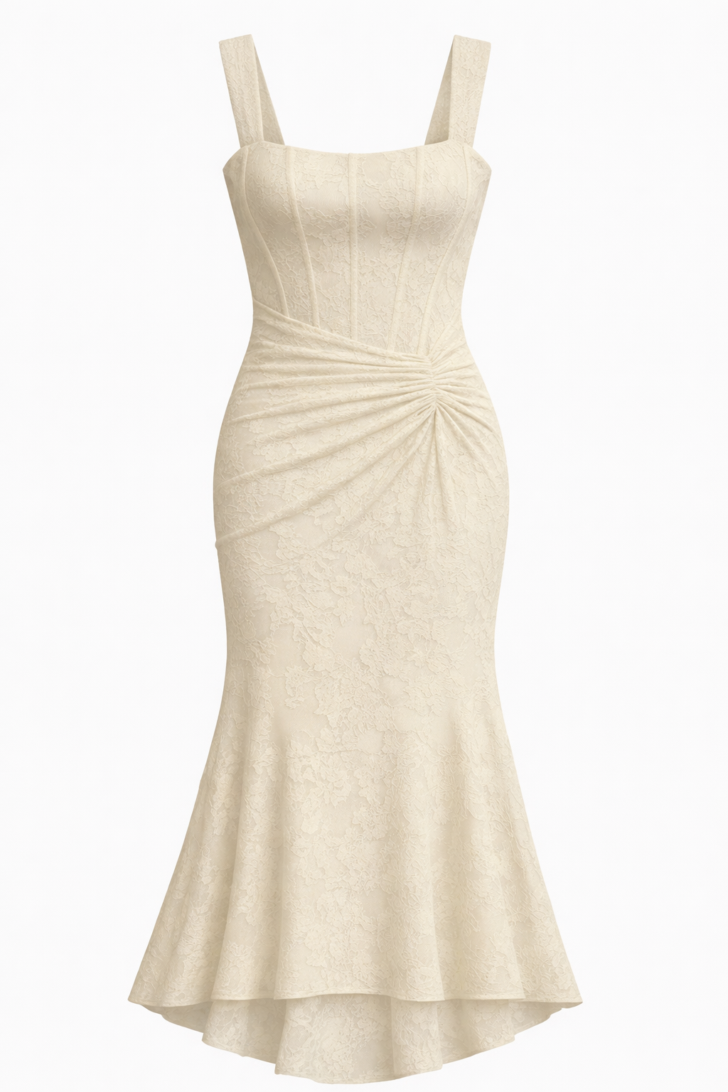 Naomi | Women's Bias-Cut Cowl-Neck Satin Midi Dress