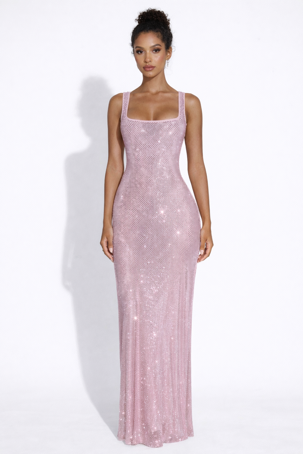 Elara | Maxi Dress buddel check nog