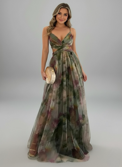 Lush | Women's Elegant Fluid Maxi Dress