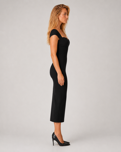 Chelsea | Chiq Off-Shoulder Midi Dress