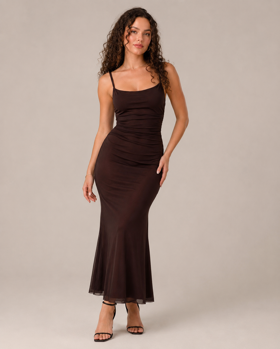 Sophia | Elegant Ruched Maxi Dress