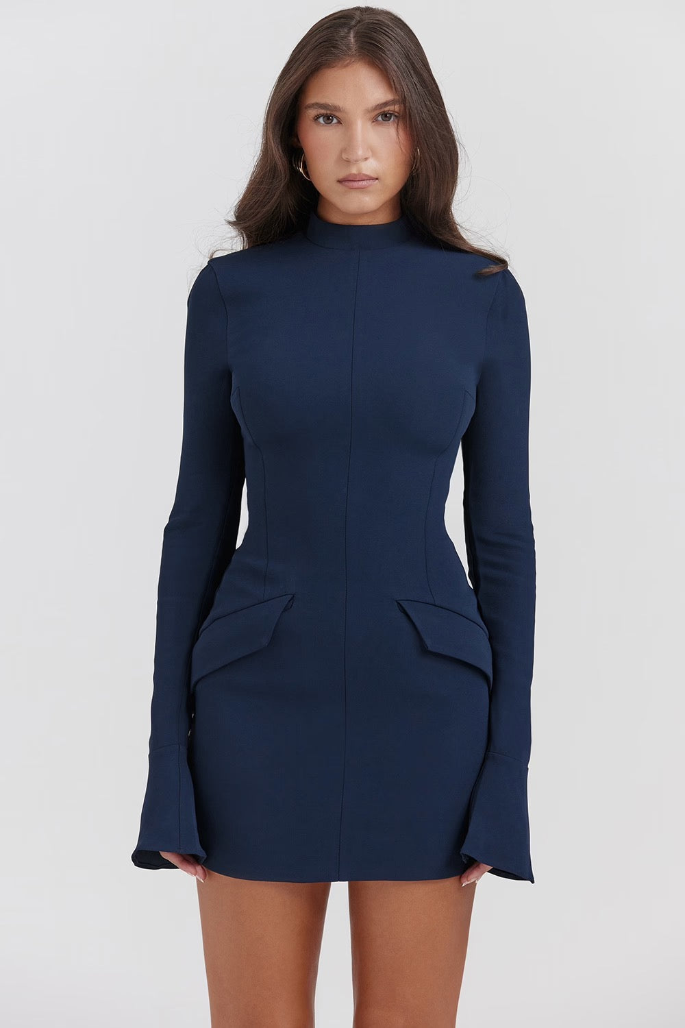 Blaire | The Chic Tailored Clean-Cut Mini Dress