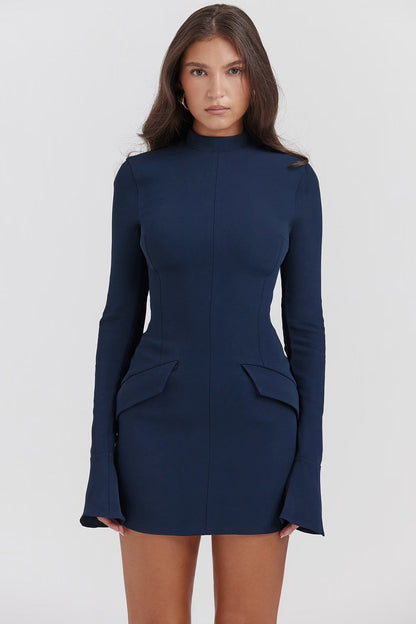 Blaire | The Chic Tailored Clean-Cut Mini Dress