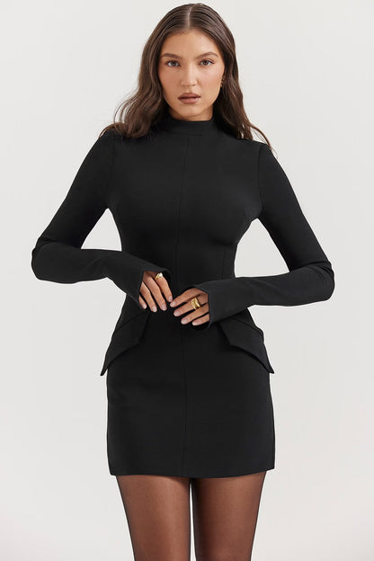 Blaire | The Chic Tailored Clean-Cut Mini Dress