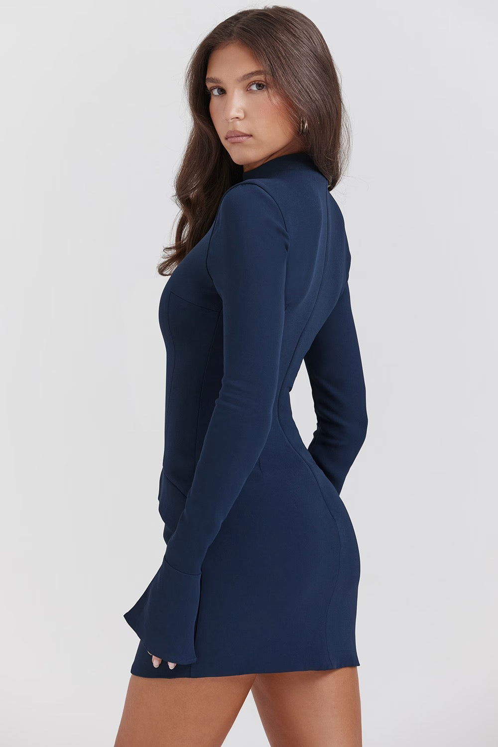 Blaire | The Chic Tailored Clean-Cut Mini Dress