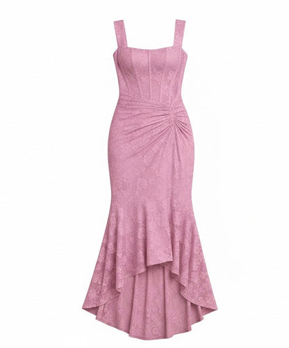 Naomi | Women's Bias-Cut Cowl-Neck Satin Midi Dress