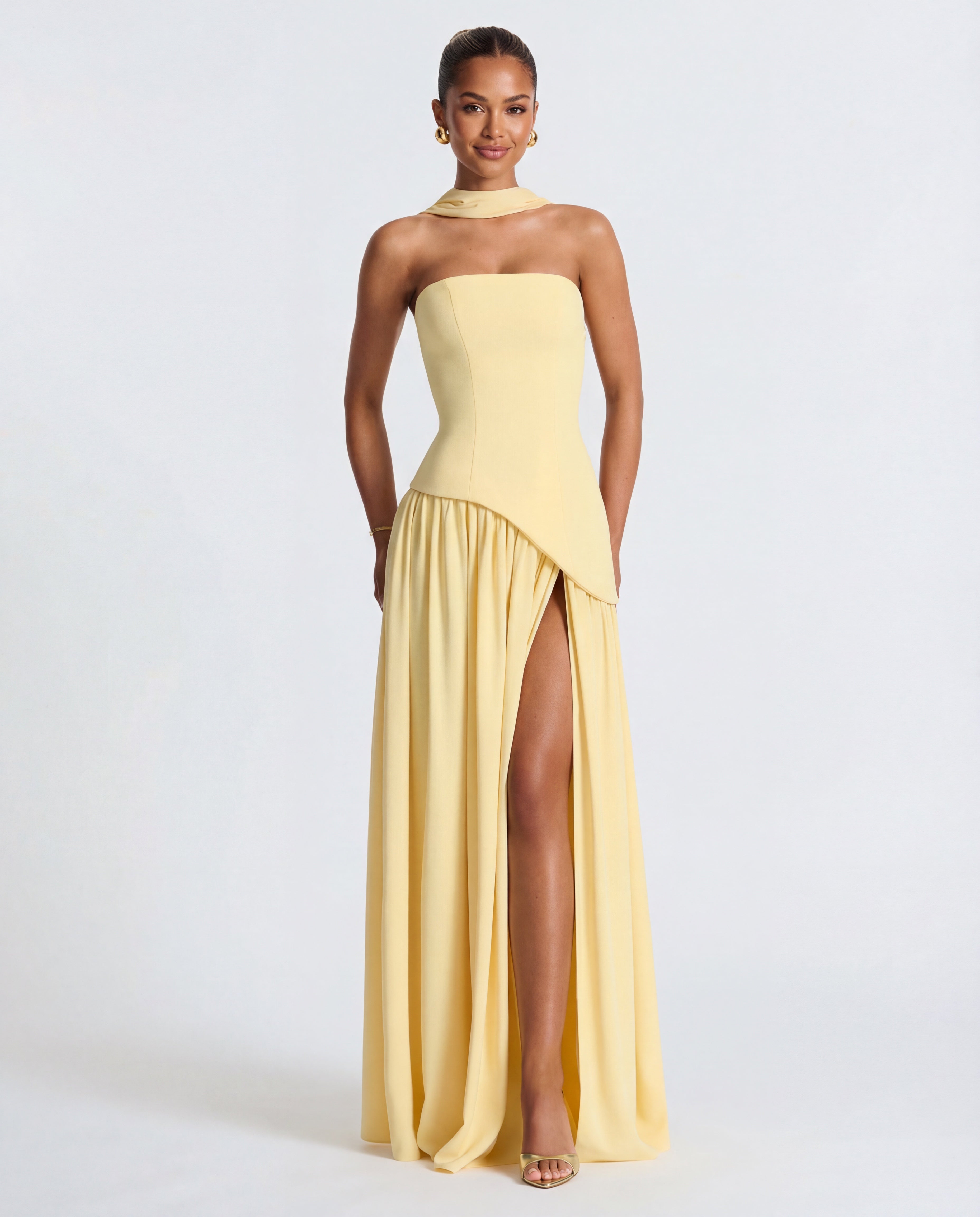 Aveline | Strapless Maxi Dress