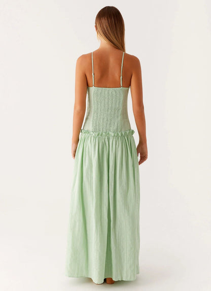 Jamy | Women's Sleek Open-Back Spaghetti-Strap Maxi Dress