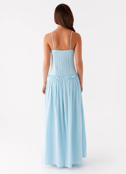 Jamy | Women's Sleek Open-Back Spaghetti-Strap Maxi Dress