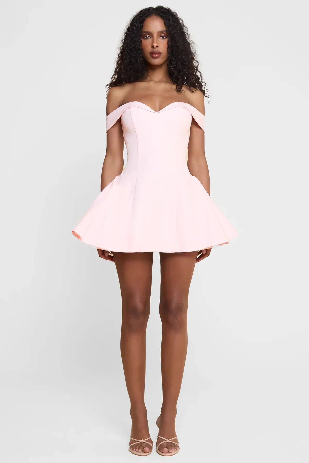 Carmela | Women's Off-Shoulder Babydoll Mini Dress