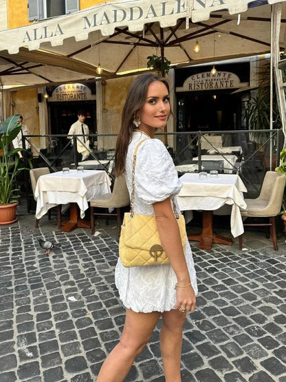 Melanie | Women's Playful Flared Silhouette Mini Dress