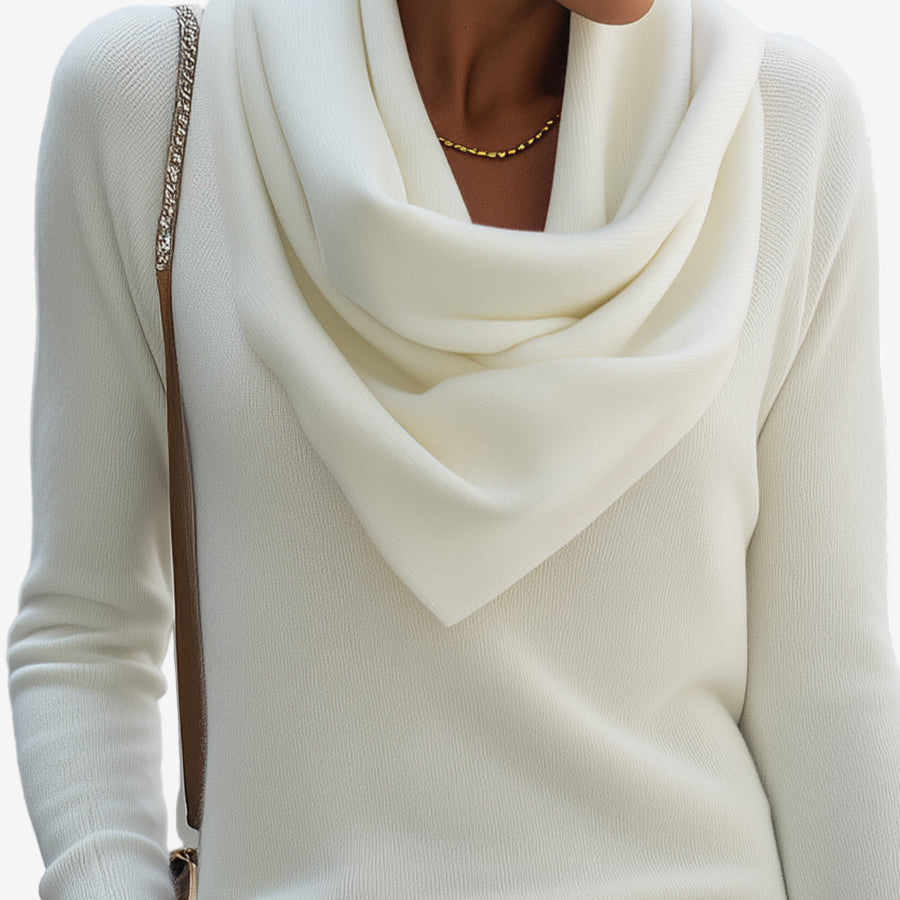 Patricia™ Draped Neck Sweater