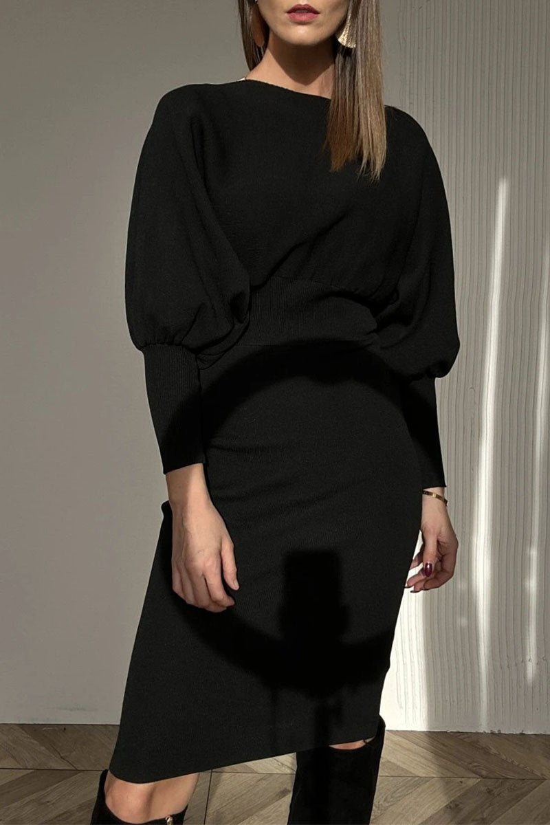 Celeste | Tailored Dramatic Balloon-Sleeve Dress