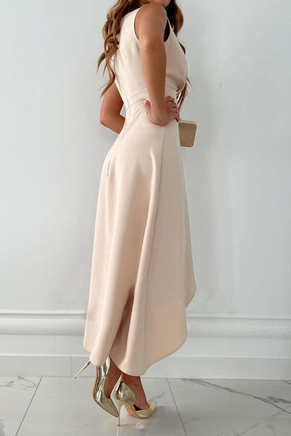 Sophie | Women's Elegant Midi Dress with V-Neck