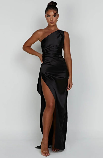 Grace | Women's Premium Satin Maxi Dress