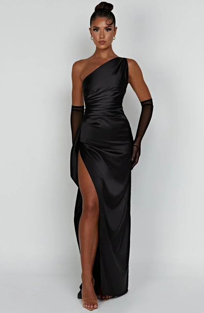 Grace | Women's Premium Satin Maxi Dress