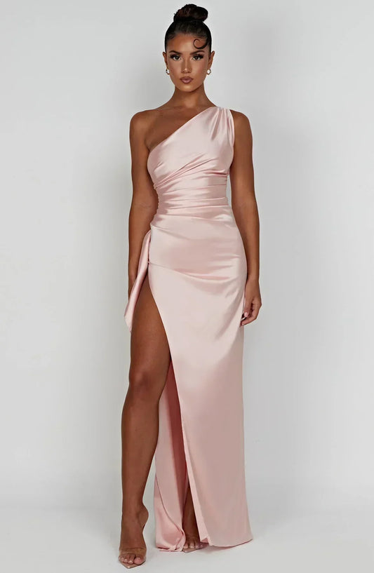 Grace | Women's Premium Satin Maxi Dress