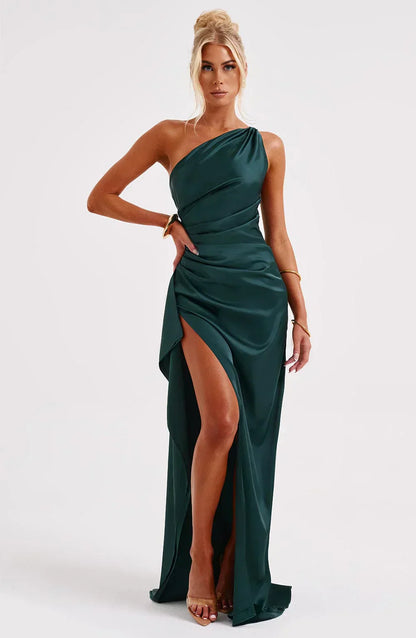Grace | Women's Premium Satin Maxi Dress