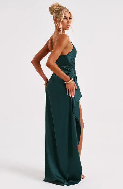 Grace | Women's Premium Satin Maxi Dress