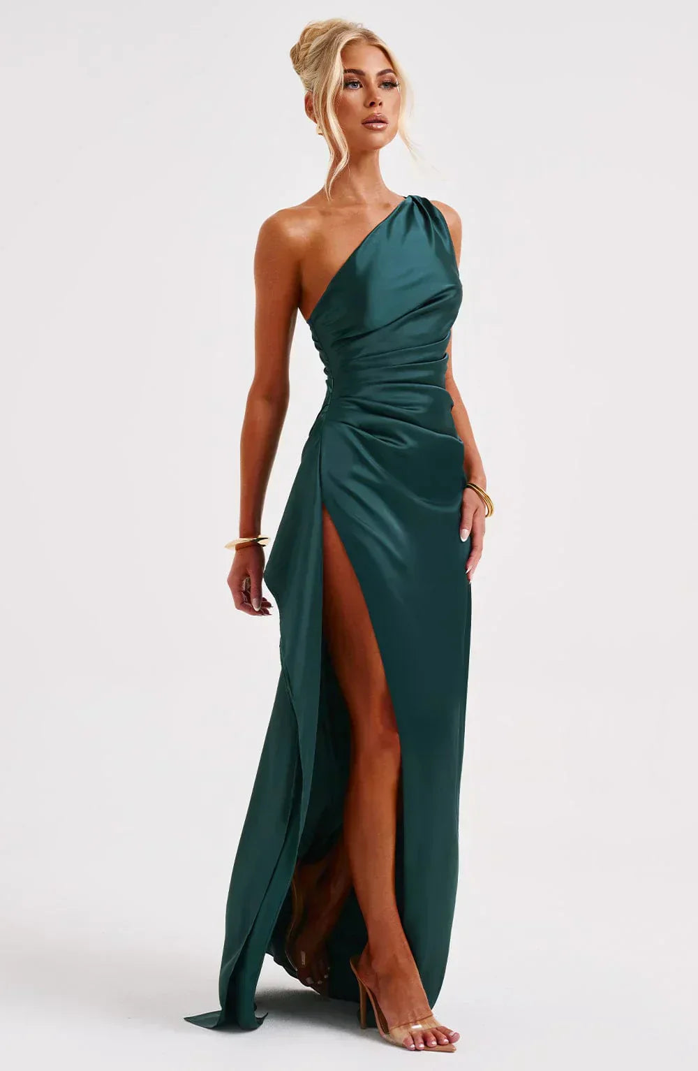 Grace | Women's Premium Satin Maxi Dress