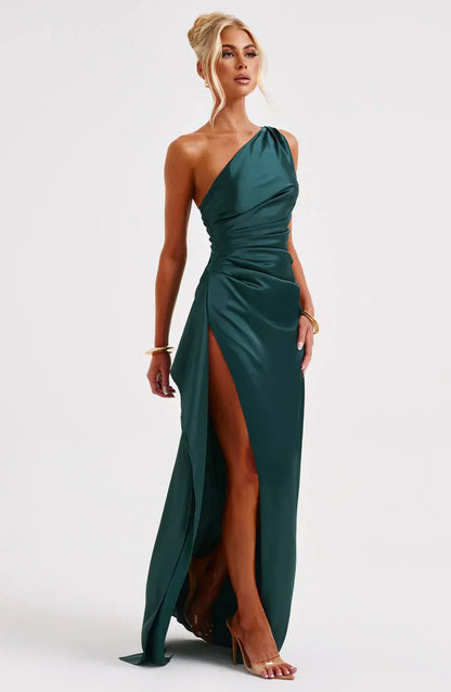 Grace | Women's Premium Satin Maxi Dress