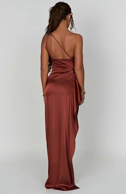Grace | Women's Premium Satin Maxi Dress