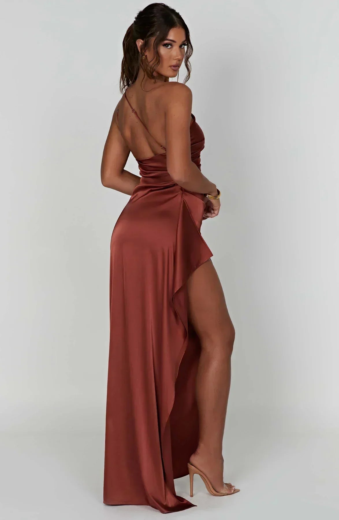 Grace | Women's Premium Satin Maxi Dress